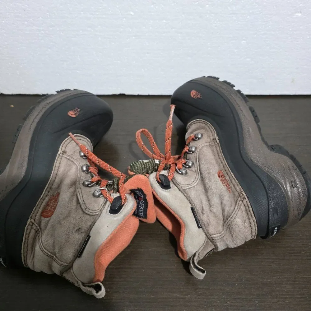 The North Face Waterproof Heat Seeker 200 Gram Insulated Beige Boots Kids 2